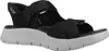 A single black and gray Skechers sandal is shown from a side-diagonal view against a white background. Produktbild-Vorschau