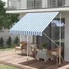 Outsunny Markise Klemmmarkise Faltarm 170-280cm Produktbild-Vorschau 2