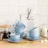 Tassen Set Porzellan, LOVECASA 6-teilige Kaffeetassen mit Produktbild-Vorschau 10