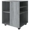 vidaXL Rollschrank Grau Sonoma 60x53x72 cm Holzwerkstoff Produktbild-Vorschau 6