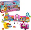 A LEGO Gabby's Dollhouse playset and its packaging are displayed. Produktbild-Vorschau