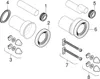 Garniture de raccordement Geberit pour WC mural d90 mm, Voir les images du produit 4