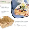 Lege mand voor cadeaus, gevlochten opbergmand van Productafbeelding-voorbeeld 3