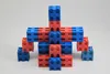 100 cubes à assembler rouge/bleu 2 cm en RE-Wood Voir les images du produit 3