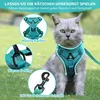 Pettorina regolabile per gatti con guinzaglio, a prova di Anteprima dell’immagine prodotto 3
