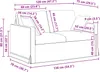 vidaXL Sofa Schwarz 138 x 78 x 80 cm Samt Produktbild-Vorschau 8