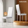 Two white chairs are shown, one in the foreground and one in the background. Dimensions and weight capacity are indicated with text overlays. Náhled obrázku produktu