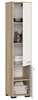 Badezimmersäule FIN Sonoma Eiche 30 cm 2 Türen Front Weiß Produktbild-Vorschau 2