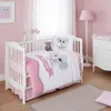 Baumwollbettwäsche 100x135 + 40x60 Rosa Elefant Produktbild-Vorschau 2