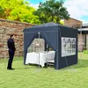 Outsunny Pavillon 2,5x2,5m wasserabweisend Stabil Produktbild-Vorschau 3