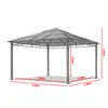 Gartenpavillon 4x4 m wasserdicht ALU Deluxe Pavillon mit 4 Produktbild-Vorschau 3