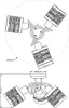 Technical drawings of a ceiling light with dimensions. Náhled obrázku produktu