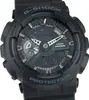 A close-up, front-facing view of a black G-Shock watch. Produktbild-Vorschau