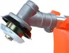 A close-up view of the cutting head of a string trimmer. Produktbild-Vorschau