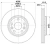 2 Bremsscheiben außenbelüftet Ø 61 mm 26 mm HELLA für u.a. Produktbild-Vorschau 5