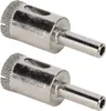 2Pcs 20mm Diamond Drill Bit Round Shank Hole Saw Opener Kit Anteprima dell’immagine prodotto 6