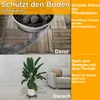 UISEBRT 2er Set Blumenroller Pflanzenwagen, quadratisch 30 Produktbild-Vorschau 6