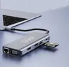 Adapter - 12-in-1 USB-C Hub - 2x HDMI - VGA - USB 3.0 - Produktbild-Vorschau 3