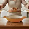 Mahlzeit sada smaltovaných litinových pánví na chléb 6,4 Náhled obrázku produktu 3