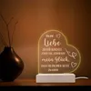INDIGOS UG - Nachttischlampe - Herz rechts - Spruch 10 -  Produktbild-Vorschau 2