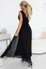 Numoco Abendkleid Klaudia Maxikleid Partykleid, schwarz mit Produktbild-Vorschau 2