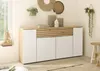 HBZ Meble BZ 5110 Sideboard Holzwerkstoff Weiß/Braun Produktbild-Vorschau 7