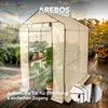 AREBOS Premium Foliengewächshaus 120x186x190 cm | 2 Ebenen, Produktbild-Vorschau 4