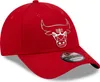 New Era 9Forty Snapback Cap - FOIL LOGO Chicago Bulls rot Produktbild-Vorschau 3