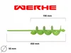 WERHE Foreuse de sol 50x450 mm Voir les images du produit 4