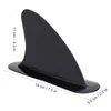 Kajak-Finne schwarz, PVC & robust, 19x5,5x11cm, für bessere Produktbild-Vorschau 4