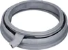 A gray rubber washing machine door seal is shown against a white background. Produktbild-Vorschau