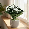 Kalanchoe künstlich Flammendes Käthchen Weiß 24cm Produktbild-Vorschau 2