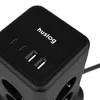 Huslog prolunga verticale con USB HUS1004, torre a 8 prese, Anteprima dell’immagine prodotto 11