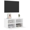 vidaXL Szafka wisząca pod TV biała 60x30x30 cm materiał Podgląd zdjęcia produktu 9