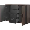 Kommode Schlafzimmer SOLMS-83 in Flagstaf Eiche dunkel Nb. Produktbild-Vorschau 2