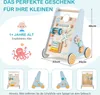 Chariot de marche en bois COSTWAY, Trotteur pour bébé à Voir les images du produit 2