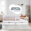 Homestyle4u Kinderbett 90x200 Holzbett mit Rausfallschutz 2 Produktbild-Vorschau 4