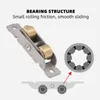 4 PIÈCES Ensemble de roulettes pour porte coulissante en Voir les images du produit 12