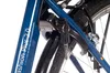 Close-up of a bicycle frame with a lock and key attached. Produktbild-Vorschau