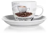 Tasse und Untertasse, Keramik, für Kaffee, Espresso Produktbild-Vorschau 1