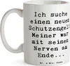 Mr. & Mrs. Panda Tasse Spruch Neuer Schutz - Weiß - Produktbild-Vorschau 3
