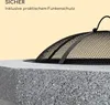 Blumfeldt Feuerschale, Tragbare Feuerstelle Outdoor, Produktbild-Vorschau 4