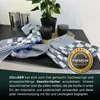 6er Set Geschirrtücher, 65x65 cm, 100% Baumwolle, blau Produktbild-Vorschau 5
