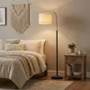 VASAGLE Stehlampe modern mit höhenverstellbarem Bogen, Produktbild-Vorschau 2