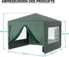 Pavilón Wiltec 3 x 3 m v zelenej farbe s UV ochranou 50+, Náhľad obrázku produktu 7