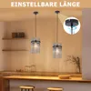 ZMH lampa wisząca na stół do jadalni 1 płomienna - lampa Podgląd zdjęcia produktu 4