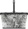 A shopping basket with a toile-like pattern. Produktbild-Vorschau