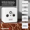 PremiumX 15X PX3-DC 3-fach Sat Durchgangsdose DC-Durchgang Produktbild-Vorschau 5