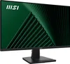 A black MSI monitor with a green abstract background displayed on its screen. Produktbild-Vorschau