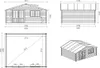Gartenhaus, Gerätehaus 30m2 - 6x5m - 40mm Produktbild-Vorschau 4